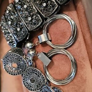 2 Beautiful Bracelets - 1 Striking Earrings